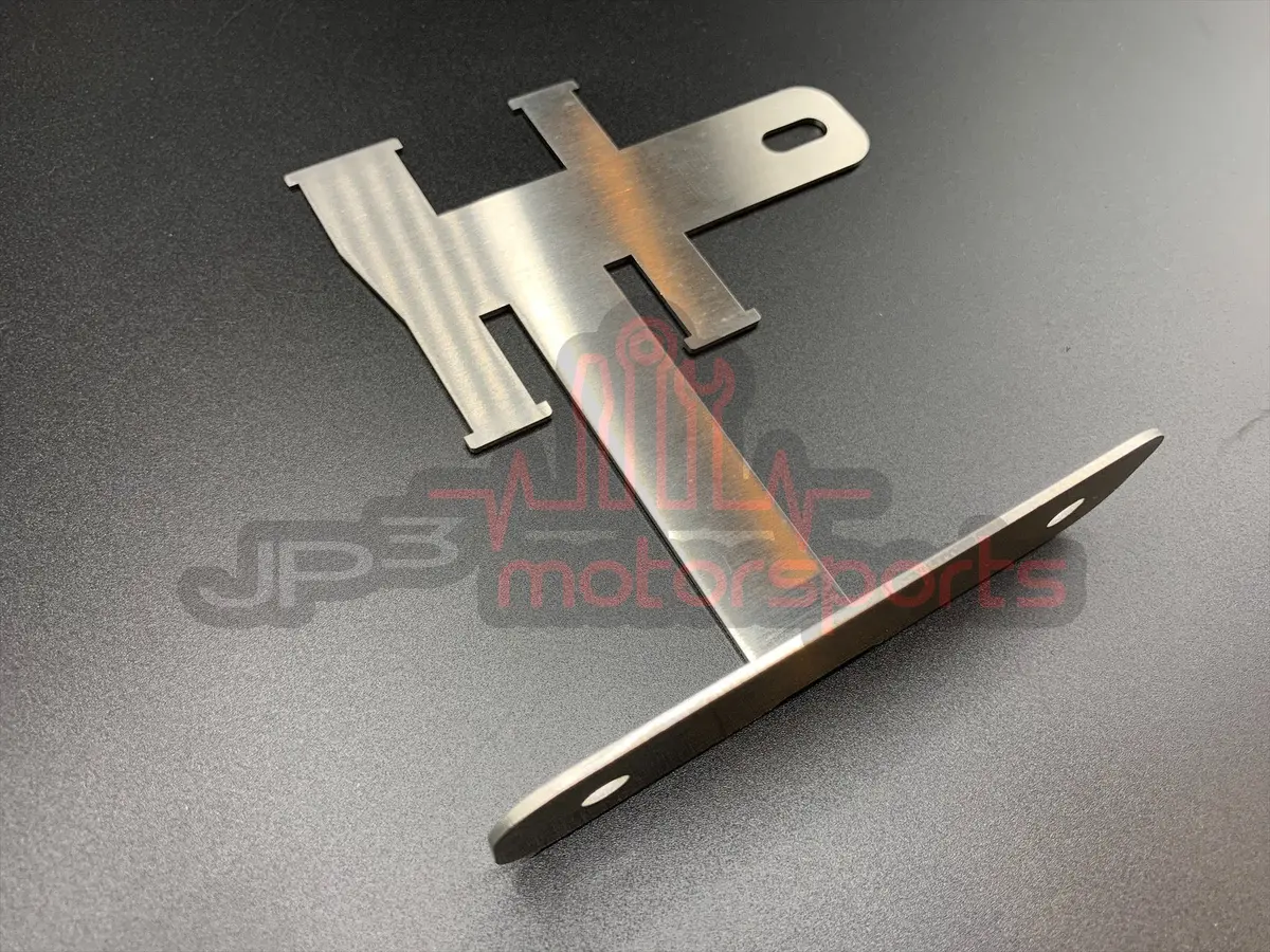 Mazda Rx7 Fd3s Fan Relay Bracket (Stainless Relocated Bracket With Boost Solenoid Tab) 1