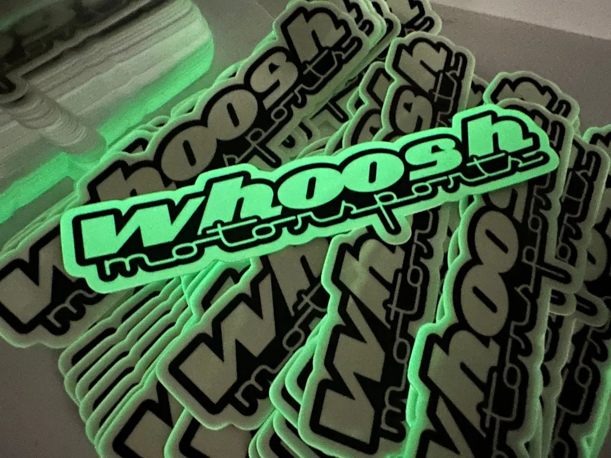 Whoosh Motorsports Stickers Gitd 1