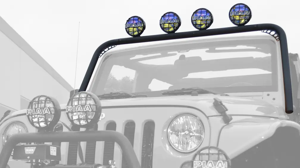 2007-2018 Jeep Wrangler Jk Windshield Light Bar 1