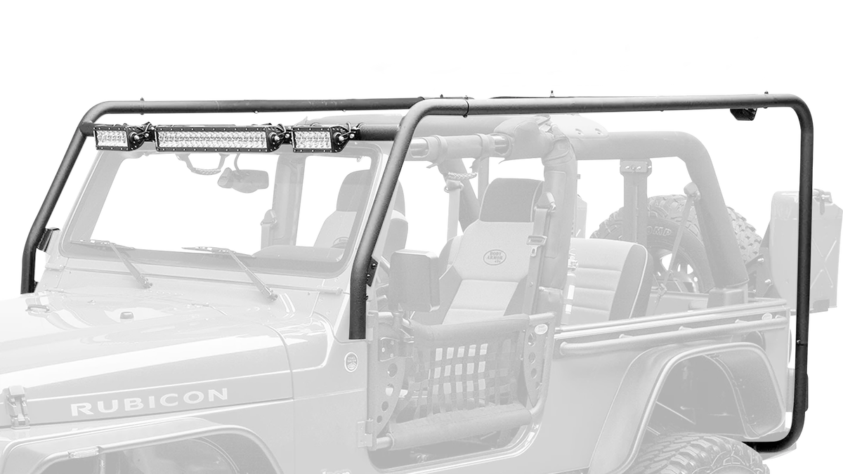 2007-2018 Jeep Wrangler Jk 2 Door Cargo Roof Rack 1