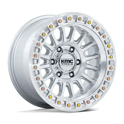 Kmc Km552 Ims Gloss Silver W/ Machined Face 18X9 +18 6X139.7Mm 106.1Mm ( Text For Blowout Price ) 1