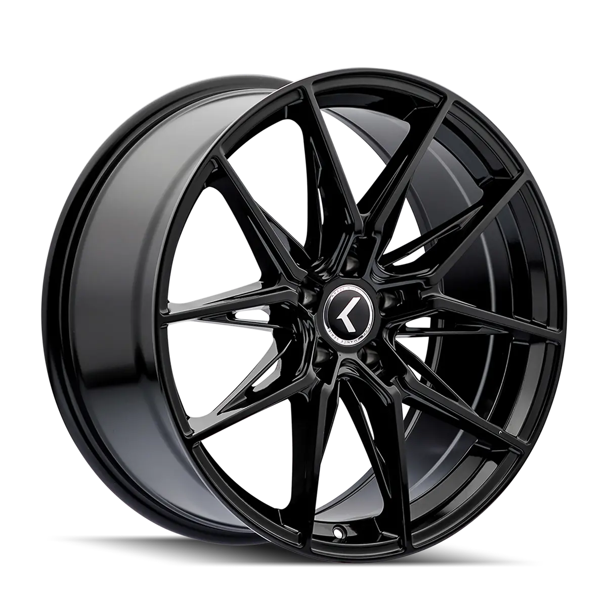 Kraze Evolve Kr196 Gloss Black 18X8.5 5X112 30Mm 66.56Mm 1