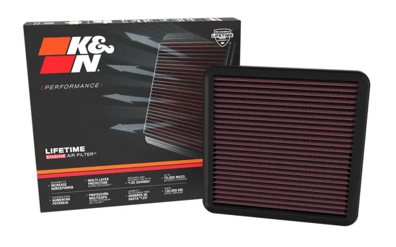 K&N Performance Drop-In Air Filter For Factory Airbox 2022+ Elantra N 1