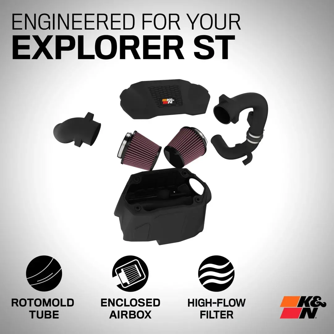 K&N Cold Air Intake System - 2020+ Ford Explorer St *Free Shipping* 1