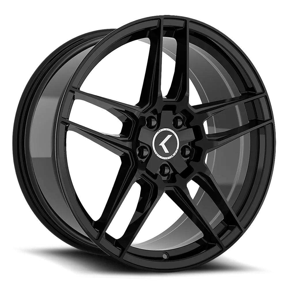 Kraze Converge Kr197 Gloss Black 20X9 +35 5X108/5X114.3 72.6Mm 1