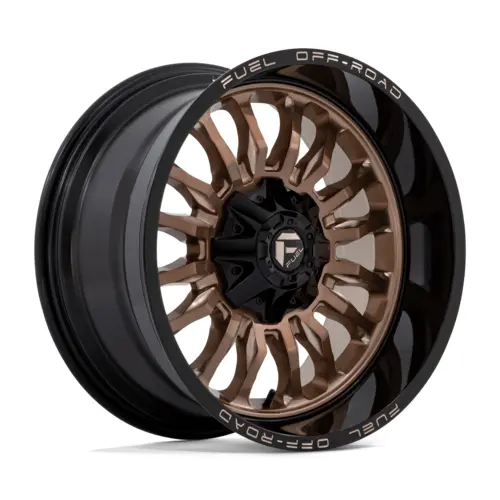 Fuel Arc 22X12 -44 6X135/6X139.7 106 Platinum Bronze W/ Black Lip 1