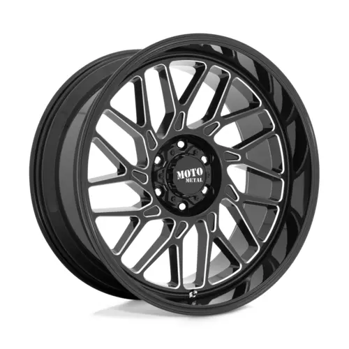 Mo805 22X10 6X135 Gloss Black Milled -18Mm 1