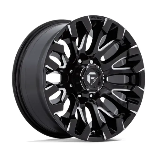 Fuel Quake 20X10 -18 5X139.7 78 Gloss Blk Mill 1