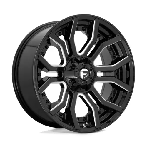 Fuel Rage 20X10 6X135/6X139.7 106.1 -18 Gloss Black Milled 1