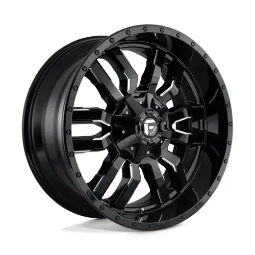 Fuel Sledge 20X9 +1 8X165.1 Gloss Blk Mill - Call For Sale Price 1