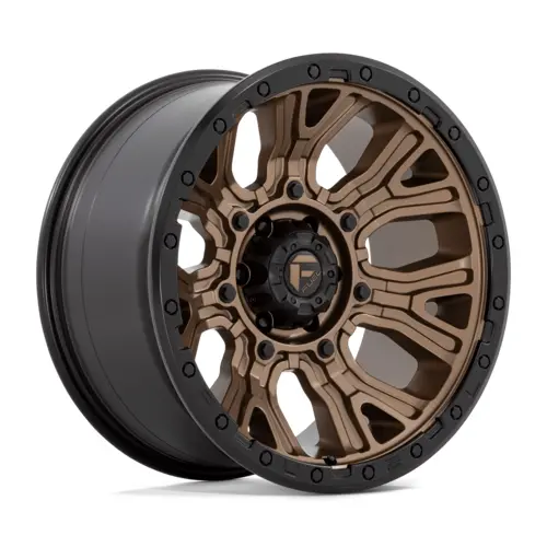 Fuel Traction 20X9 +1 6X139.7 106 Matte Bronze W/ Black Ring 1