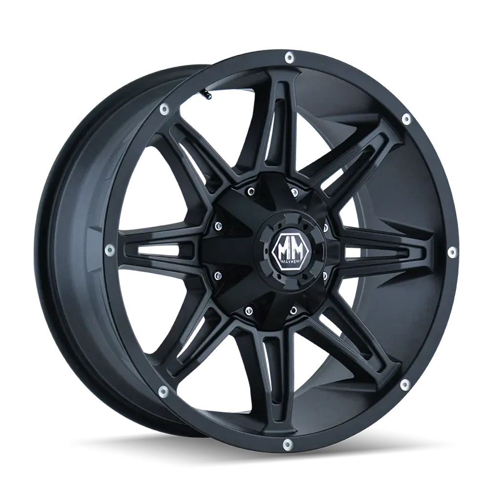 Mayhem Rampage 8090 Matte Black 18X9 5X114.3/5X127 18Mm 87Mm 1