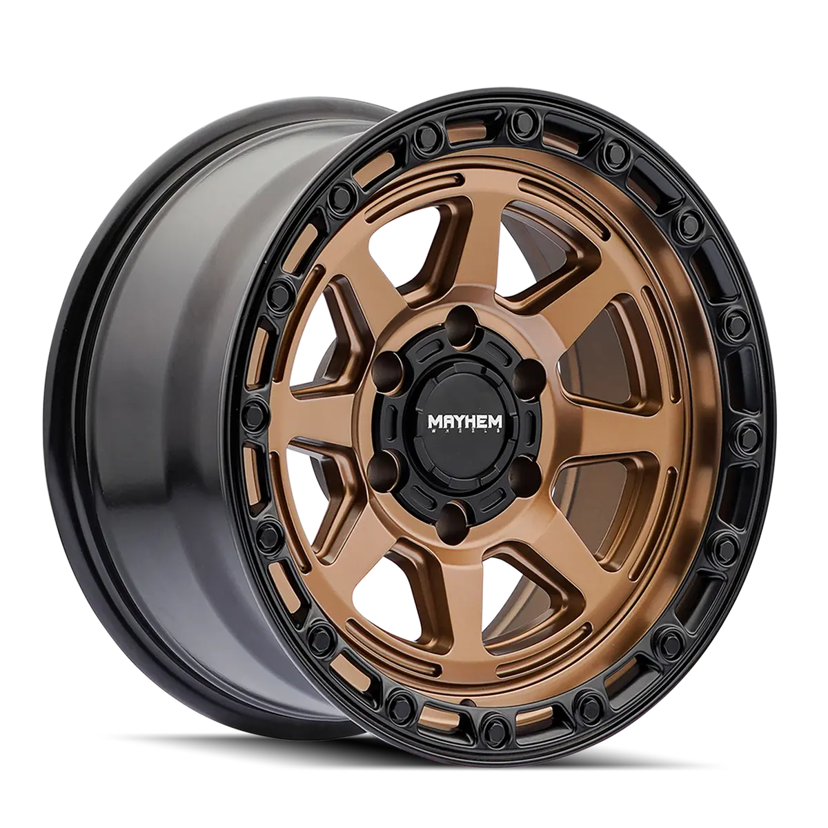 Mayhem Ridgeline 8306 Satin Brnz With Black Lip | 17X8.5 6X139.7 +6 106.1Mm 1