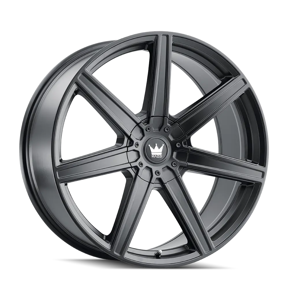 Mazzi Laguna 376 Matte Black 22X8.5 5X112/5X120 38Mm 74.1Mm 1