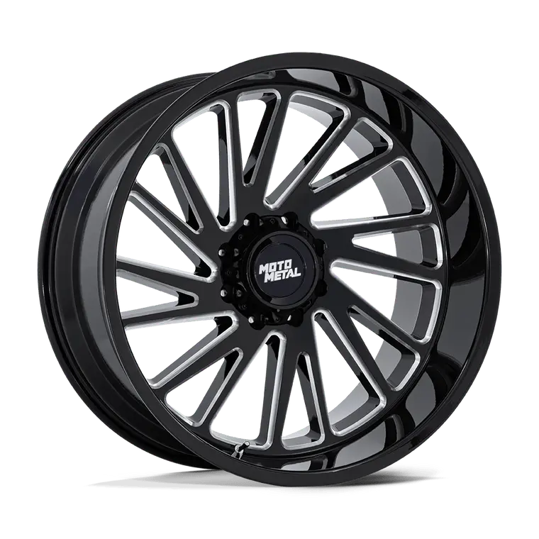 Moto Metal Mo811 Combat Gloss Black Milled 20X10 -18 8X170 125.1Mm 1
