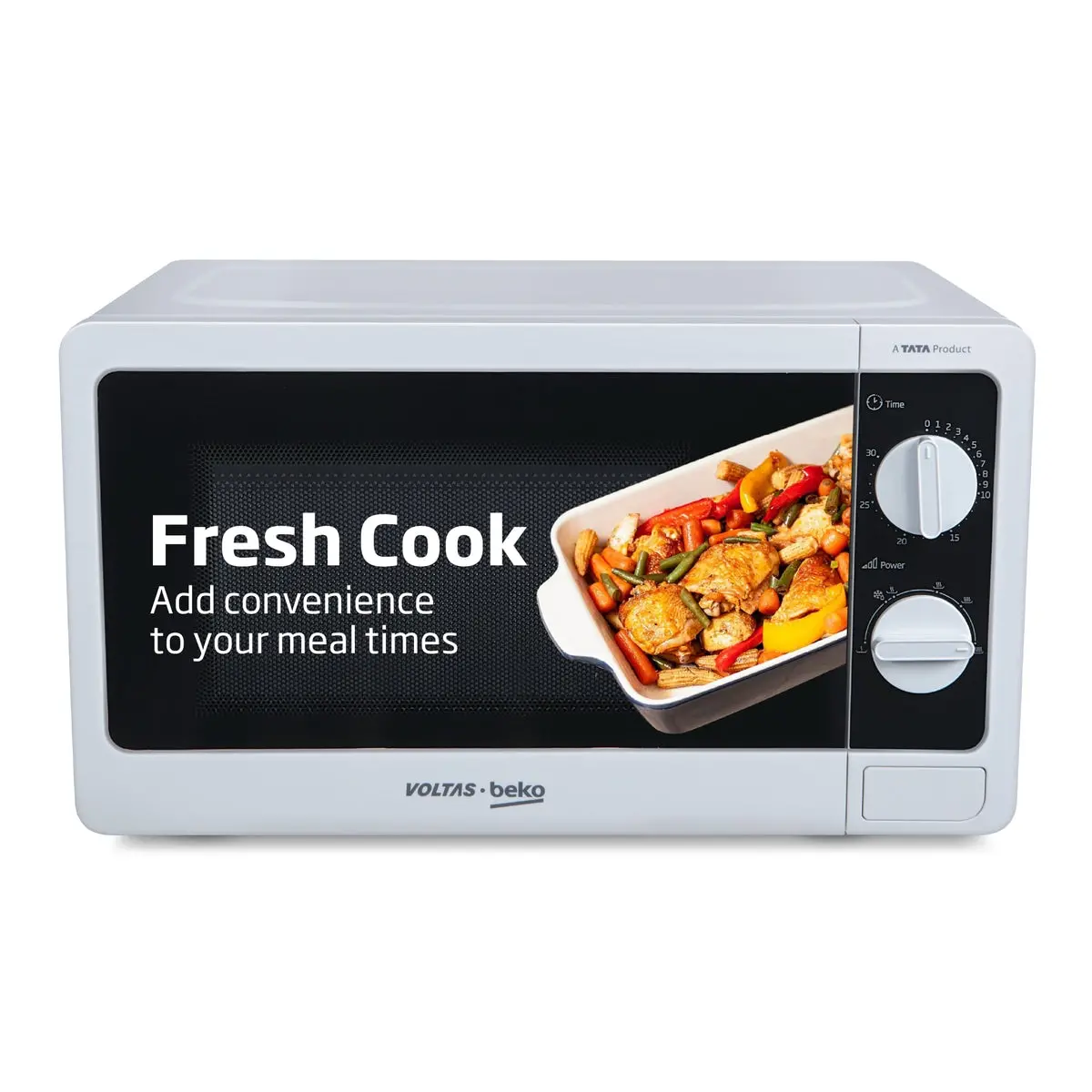 20 L Smart Solo Microwave Oven (Ms20mpw10, White | With Anti Bacterial Inner Cavity And Large Turntable) , Voltas Beko, A Tata Product 1