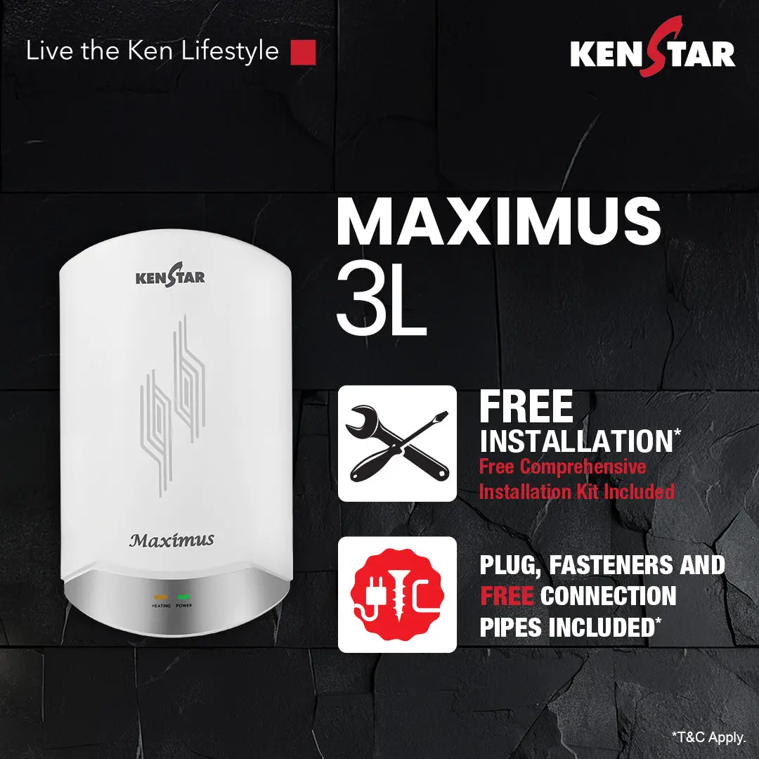 Maximus 3L, Water Heater 1