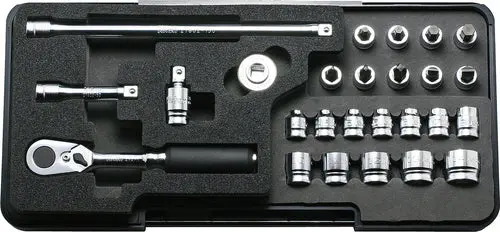 3/8 Sq. Dr. 11 Piece 6-Point Metric Socket Set  8-19Mm 1