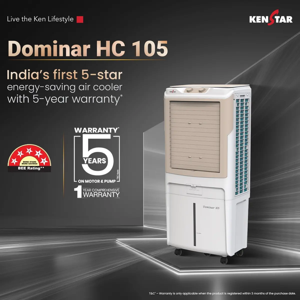 Dominar Hc 105 Litre Desert Cooler 1