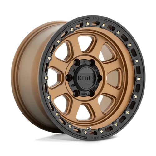 Km548 Matte Bronze / Black Lip | 17X9 5X127 -12Mm 1