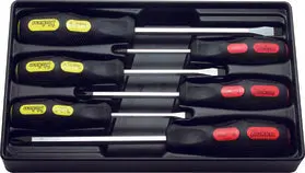 Screwdriver Set  Ph1-2-3/Sl5-6-8 Abs Tray   6 Pieces 1