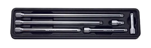 1/4 Sq. Dr. Wobble-Fix Extension Bar Set  28-250Mm Abs Tray   6 Pieces 1