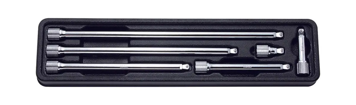 3/8 Sq. Dr. Extension Bar Set  32-250Mm Abs Tray   6 Pieces 1