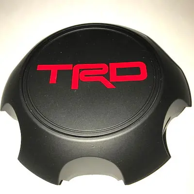 Oem Toyota Cap, Matte Black With Red Trd Logo 1