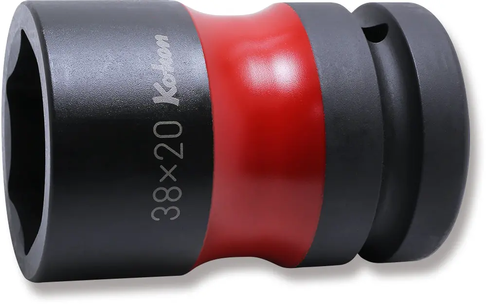1 Sq. Dr. Rear Wheel Nut Socket  41 X 19Mm Hex X Square 87Mm Color Coded 1