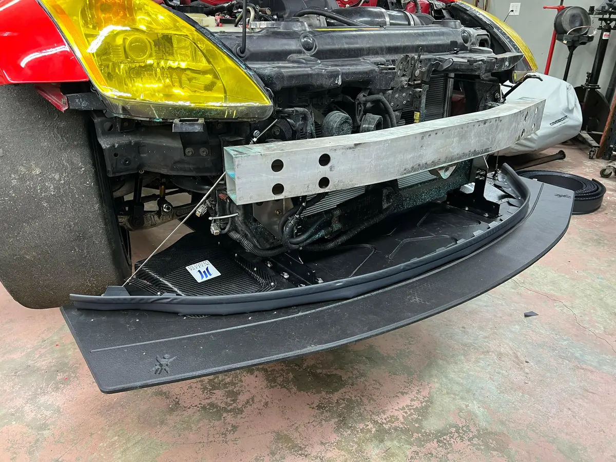 Nissan 350Z Sturdy Boii Splitter Mount Kit. 1