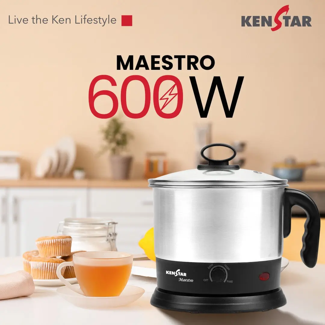 Maestro 1.5L Multicook Kettle, Ss Grill Rack, Egg Tray & Bowl 1