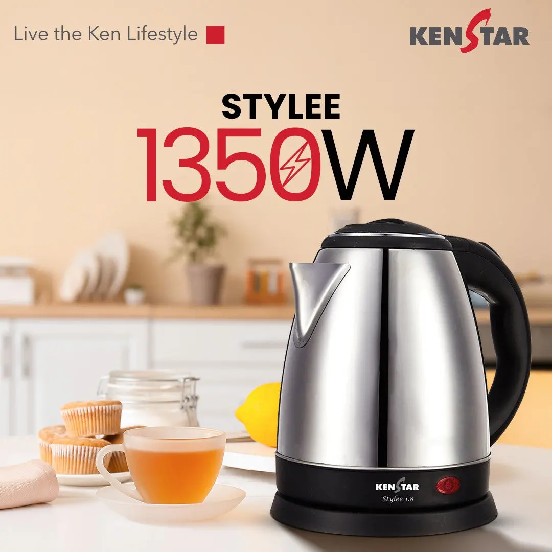 Stylee 1.8 Kettle Ã¢Â‚¬Â€Œ 1350W, Food Grade Materials 1