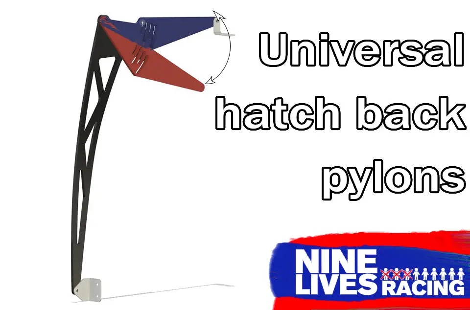 Universal Hatchback Wing Pylons. 1