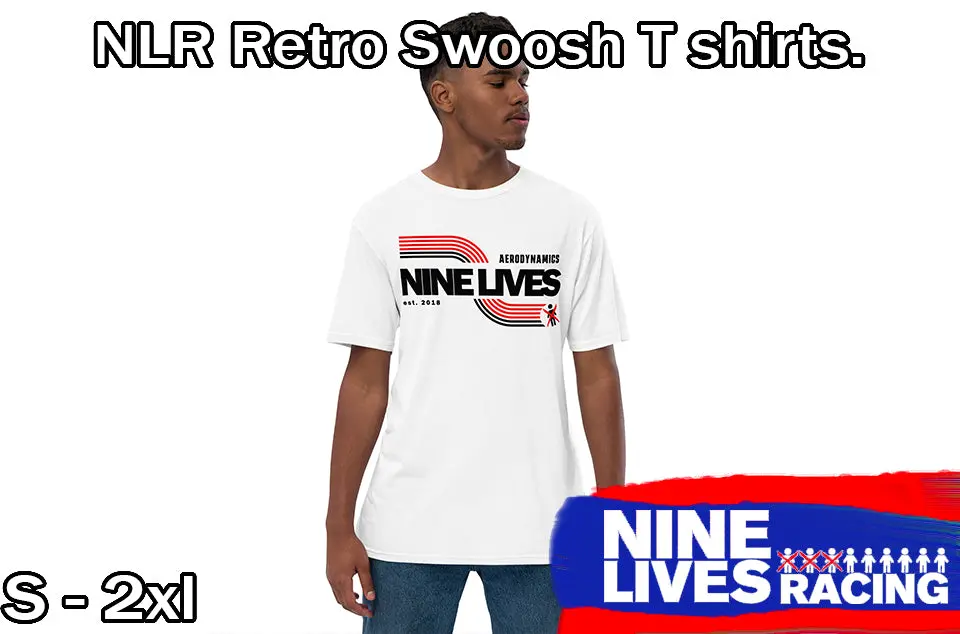 Nine Lives Retro Swoosh T-Shirt 1