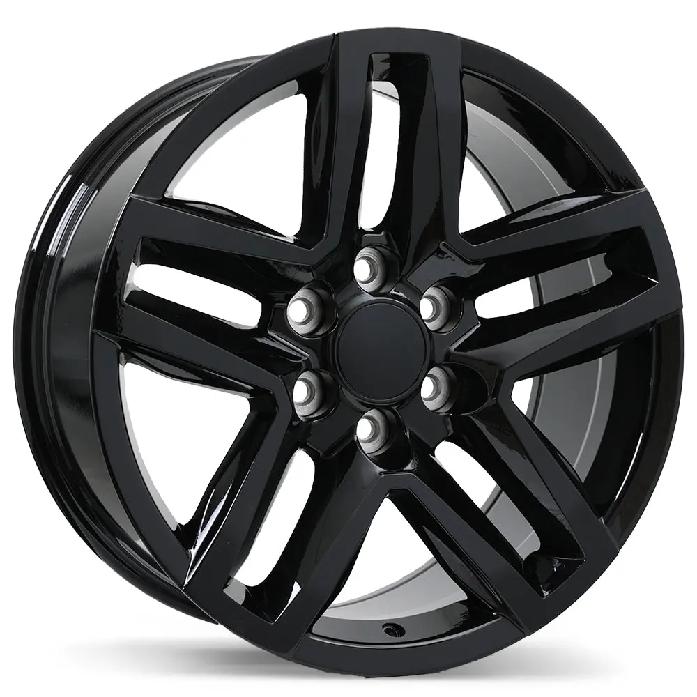 Gmc/Chevy Trail Boss Style Oem Reps R245 Gloss Blk | 20X9 +28 6X139.7Mm 78Mm 1