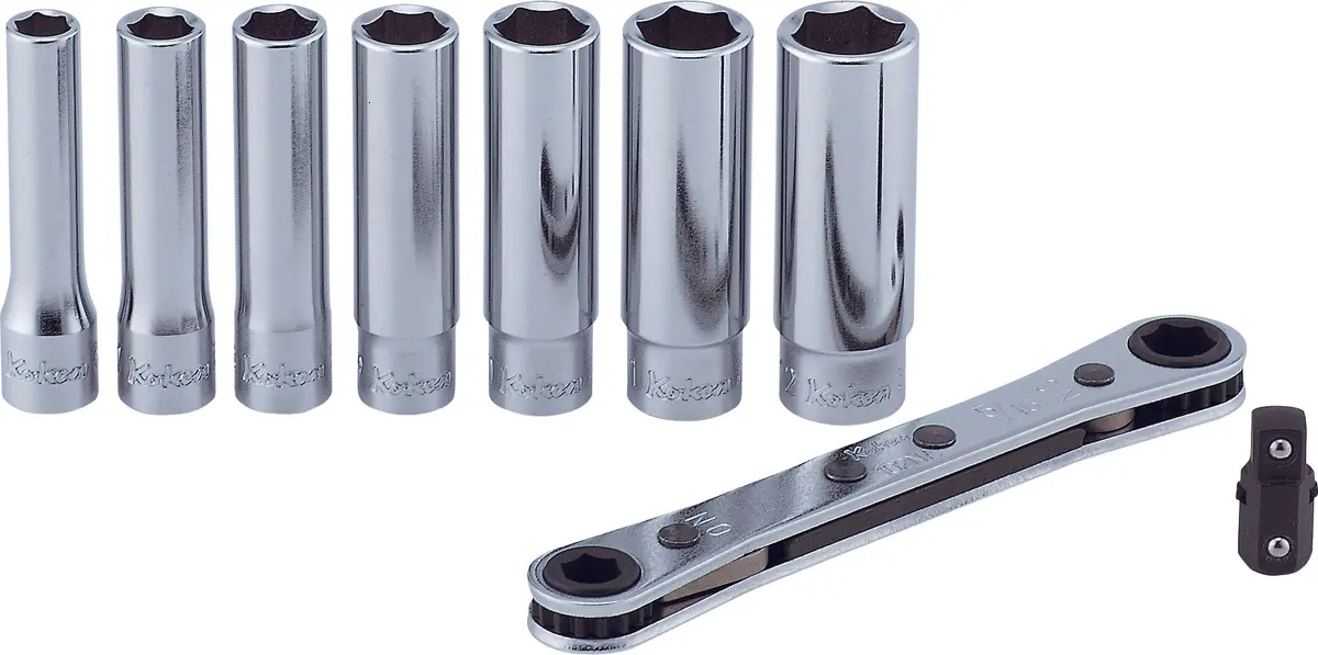 3/8 Sq. Dr. 8 Piece Torxâ® Bit Socket Set T20-T55  Length 50Mm 1