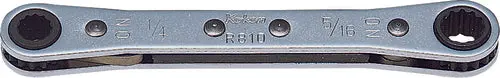 Ratcheting Ring Wrench  1/4X5/16 6 Point 108Mm Reversible 1