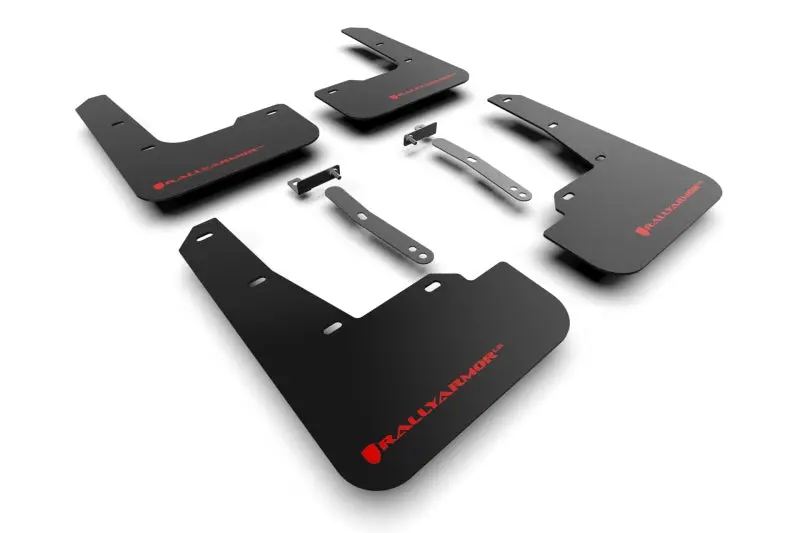 Rally Armor Mud Flap Kit Black W/Red Logo 2022-2023 Elantra N *Free Shipping* 1