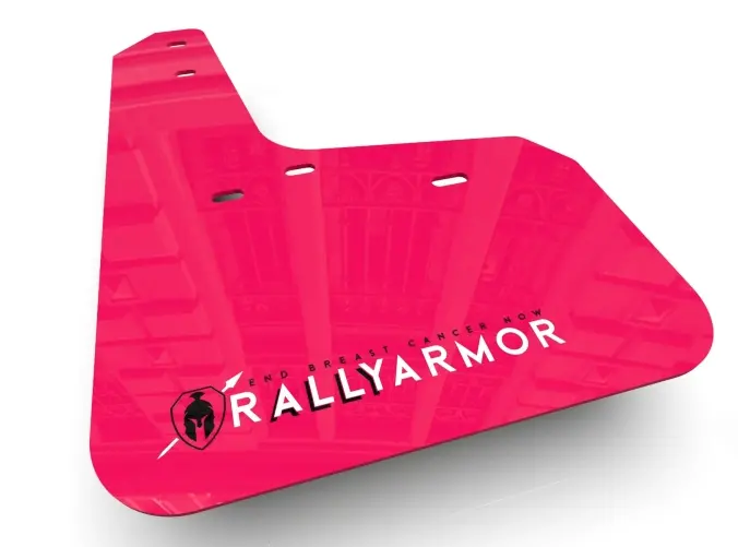Rally Armor Breast Cancer Awareness 2014-2019 Ford Fiesta St Mud Flap Set (3 Color Options Available) *Free Shipping* 1