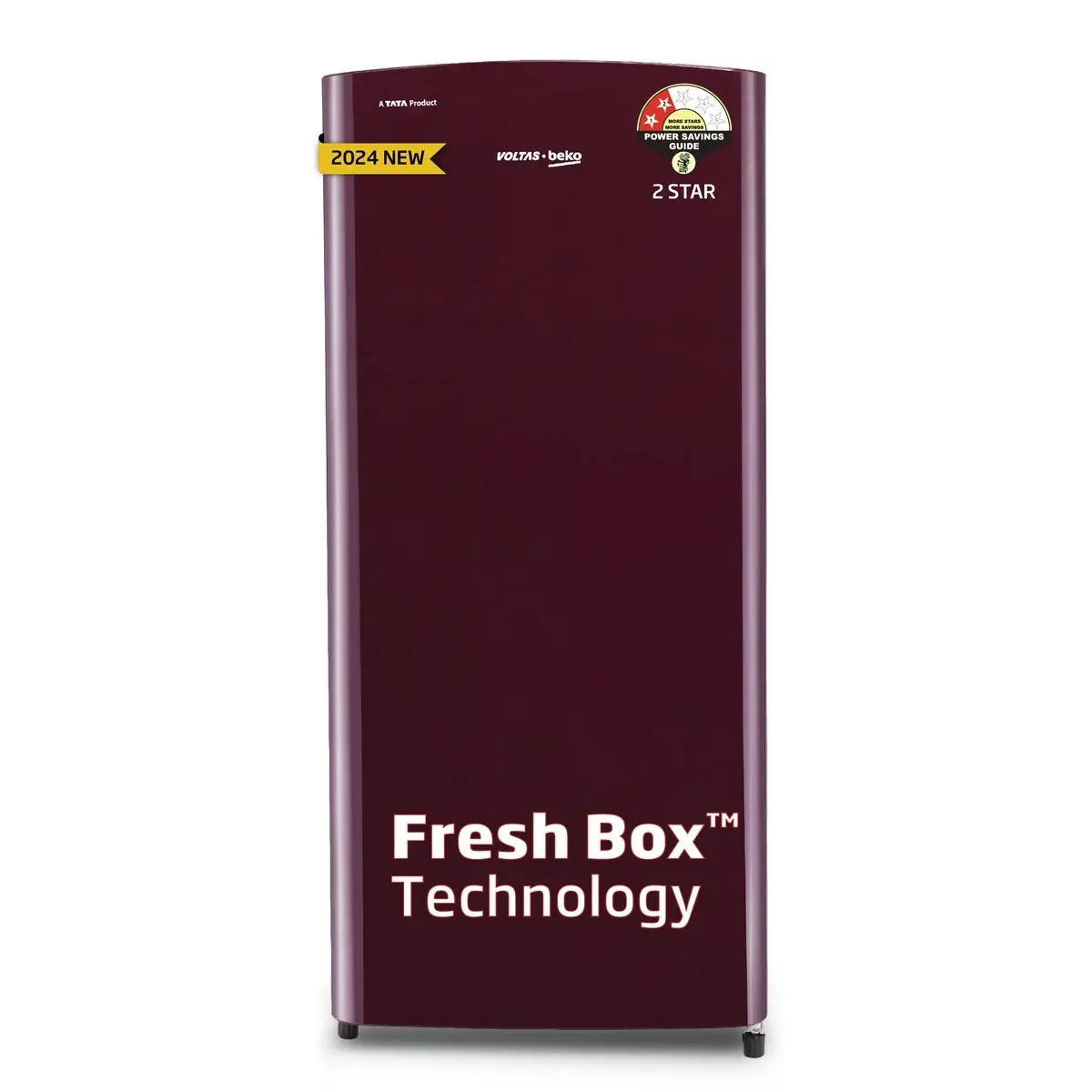183 L 2 Star Direct Cool Single Door Refrigerator (Rdc215d/S0xwr0m0000go, Wine,Crisper Humidity Controller) , Voltas Beko, A Tata Product 1
