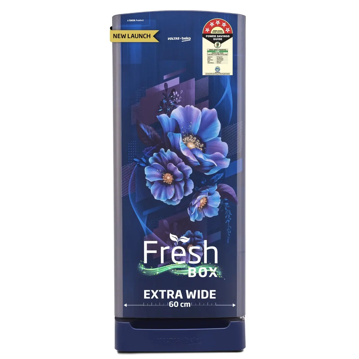 183 L 5 Star Direct Cool Single Door Refrigerator (Rdc215a / W0bbrtm0000go, Bonita Blue, Fresh Box Technology, With Quick Frezze) , Voltas Beko, A Tata Product 1