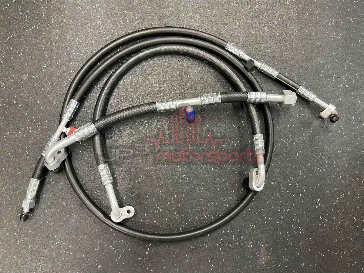 Mazda Rx7 Fd3s 13B-Rew Ac Line Kit For Oem Smic/Fmic (Rhd) ***'93 And Later R134 Style Evaporator*** 1