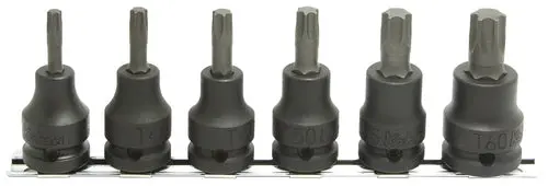 1/2 Sq. Dr. Lock Nut Buster Set  17-27.5Mm   For Lock Nut 7 Pieces 1