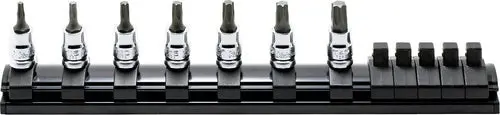 1/4 Sq. Dr. Bit Socket Set   Ph, Sl, Hex  Z-Series 9 Pieces 1