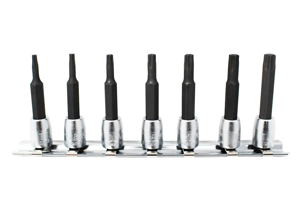 1/4 Sq. Dr. 7 Piece Z-Seriesâ® Torxâ® Bit Socket Set T10-T40  Length 28Mm 1