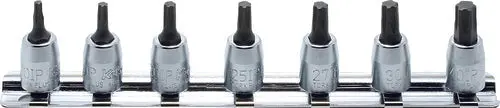 1/4 Sq. Dr. 7 Piece Torxâ® Bit Socket Set - Length 28Mm 1