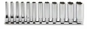 1/4 Sq. Dr. Socket Set  4-14Mm Surface   12 Pieces 1