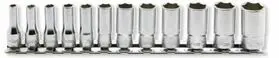 1/4 Sq. Dr. Socket Set  5.5-14Mm 6 Point  Z-Series 9 Pieces 1