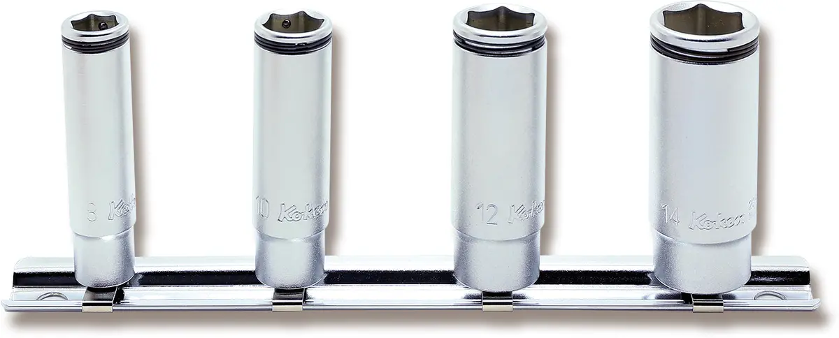 Special 1/4 Sq. Dr. Semi-Deep Nut Gripâ® Socket Set  5-14Mm - 11 Pieces 1