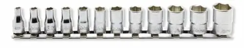 1/4 Sq. Dr. Socket Set  4-14Mm Surface 200Mm  12 Pieces 1
